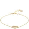 Valentina Chain Bracelet Gold Clear Onesize