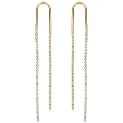 Valentina Crystal Dangling Party Stud Earrings