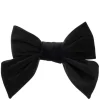 Velvet Bow Hair Clip Black