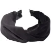 Velvet Folded Hairband Charcoal