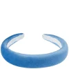 Velvet Hair Band Broad Ibiza Blue