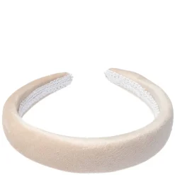 Velvet Hair Band Broad Sand