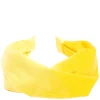 Velvet Hair Band Folded Sun Yellow