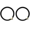 Velvet Hair Tie Black 2pcs