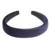 Velvet Hairband Broad Navy Blue