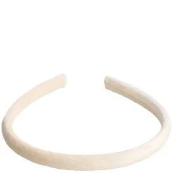 Velvet Hairband Thin Vanilla
