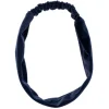 Velvet Headband Navy Blue