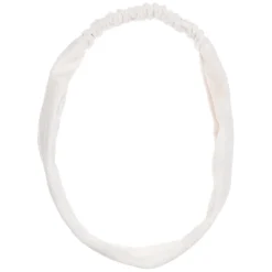Velvet Headband Off White
