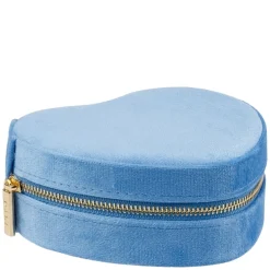 Velvet Heart Jewellery Box Ibiza Blue