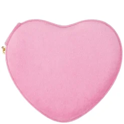 Velvet Heart Jewellery Box Bubblegum Pink