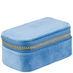 Velvet Jewellery Box Micro Ibiza Blue