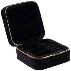 Velvet Jewellery Box Mini Black