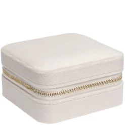 Velvet Jewellery Box Mini Vanilla