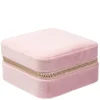 Velvet Jewellery Box Mini Light Rose