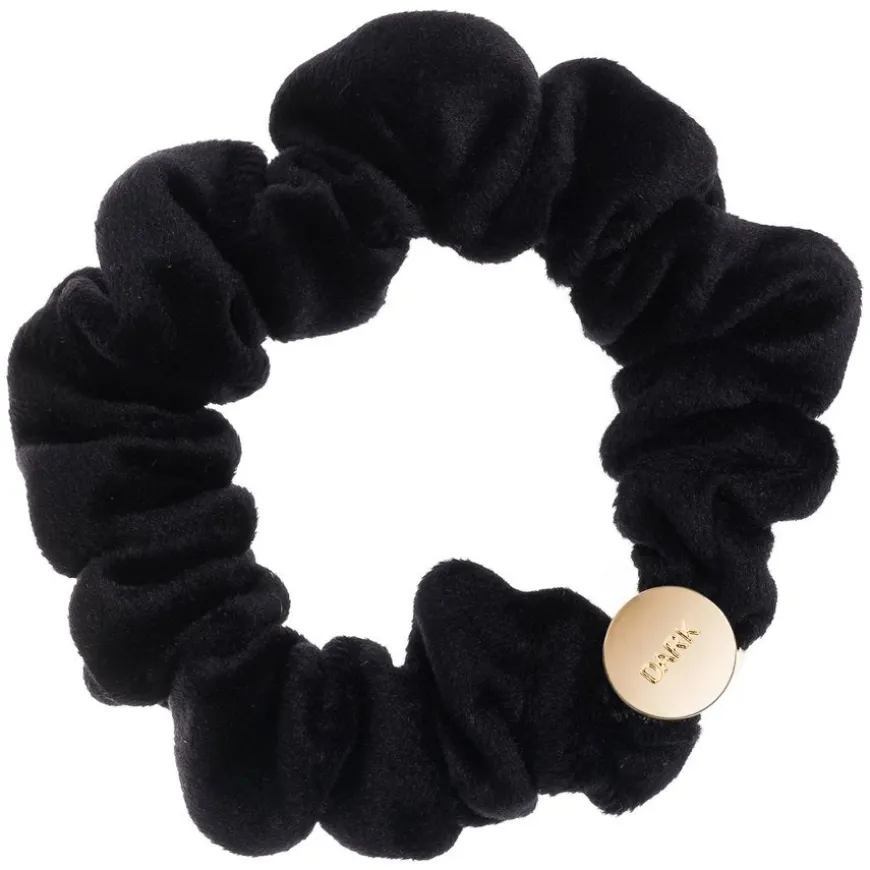 Velvet Mini Scrunchie Black