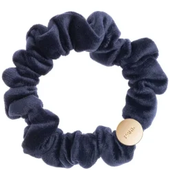 Velvet Mini Scrunchie Navy Blue
