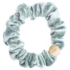 Velvet Mini Scrunchie Sparkled Teal