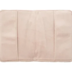 Velvet Quilted Passport Cover Sparkled Pale Rose