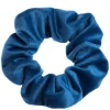 Velvet Scrunchie Strong Blue