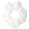Velvet Scrunchie White