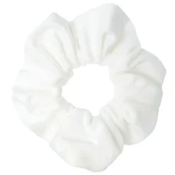 Velvet Scrunchie White