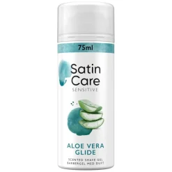 Venus Satin Care Shaving Gel Sensitive Aloe Vera Glide 75ml