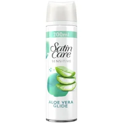 Venus Satin Care Shaving Gel Sensitive Aloe Vera Glide 200ml