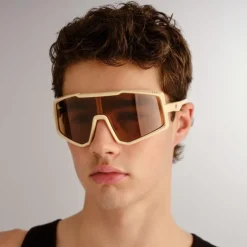 Vulture Ivory With Light Brown Mono Lens