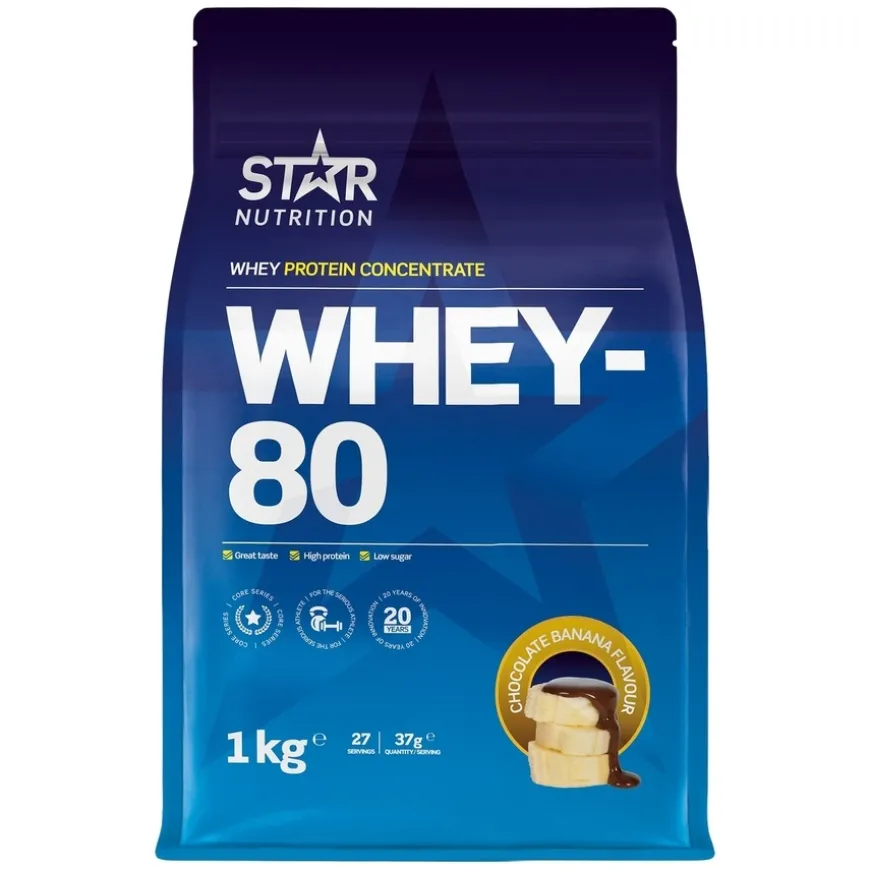 Whey-80 Chocolate Banana 1000g