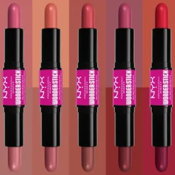 Wonder Stick Dual-Ended Cream Blush Stick 01 Light Peach + Baby Pink 4g