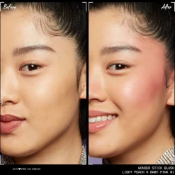 Wonder Stick Dual-Ended Cream Blush Stick 01 Light Peach + Baby Pink 4g