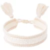 Woven Friendship Bracelet Je T'aime Vanilla