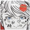 x DC Harley Quinn Face Stickers