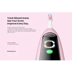 X Kids Smart Sonic Electric Toothbrush Pink