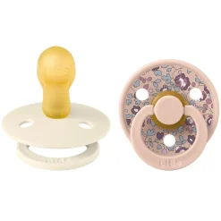 x Liberty Pacifier Colour Eloise Latex Size 2 Blush Mix 2pcs