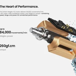 X Pro 20 Wifi Smart Sonic Electric Toothbrush White & Black Duo