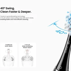 X Pro 20 Wifi Smart Sonic Electric Toothbrush White & Black Duo