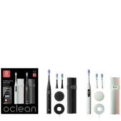 X Ultra 20 Wifi Smart Sonic Electric Toothbrush Green & Black Duo