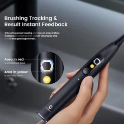 X Ultra 20 Wifi Smart Sonic Electric Toothbrush Green & Black Duo