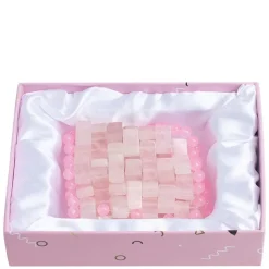 Øyemaske- luksuriøs og håndlaget i Rosenkvarts