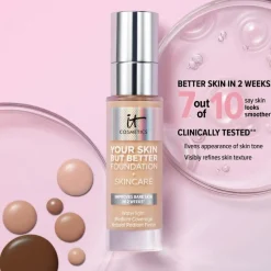 Your Skin But Better Foundation + Skincare 62 Deep Cool 30ml