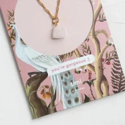 You're Gorgeous Rose Quartz Necklace